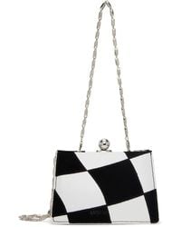 Ratio et Motus Black & White Mini Twin Shoulder Bag - Multicolour