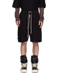 Rick Owens - Temple Medium Jersey Cargobela Shorts - Lyst