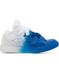 Lanvin - Off- Spray Curb Sneakers - Lyst
