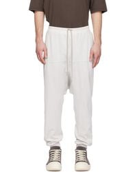 Rick Owens - Off- Temple Drawstring Lounge Pants - Lyst