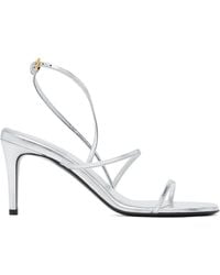 KHAITE - Loop Heeled Sandals - Lyst