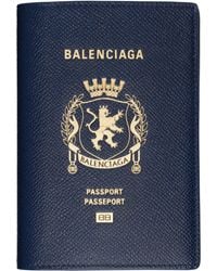 Balenciaga - Leather Passport Holder - Lyst