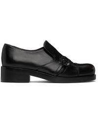 STEFAN COOKE Polished Slip-on Loafers - Black