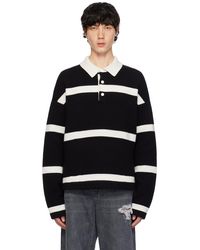 JW Anderson - Black Structured Polo - Lyst