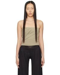 Miaou - Khaki Alisha Corset - Lyst