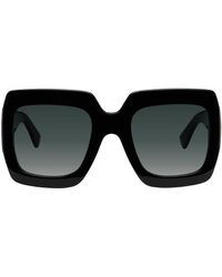 Gucci - Black Thick Square Sunglasses - Lyst