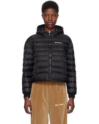 Palm Angels - Black Quilted Down Jacket - Lyst