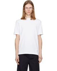 Thom Browne - Classic Pique 4-Bar T-Shirt - Lyst
