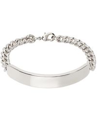 A.P.C. - . Silver Darwin Chain Bracelet - Lyst