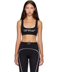 Off-White c/o Virgil Abloh - Off- 'off' Stamp Seamless Sport Bra - Lyst