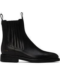 Golden Goose - Black Leather Chelsea Boots - Lyst