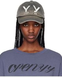 【OPEN YY】YY HEART BONE BALL CAP◆ 4COLORS OPEN YY 'Yy' Heart Bone Ball Cap in Blue | Lyst