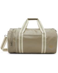 Fred Perry - Taupe Classic Barrel Bag - Lyst