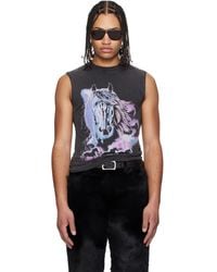 Lu'u Dan - 'Year Of The Horse' Sleeveless T-Shirt - Lyst