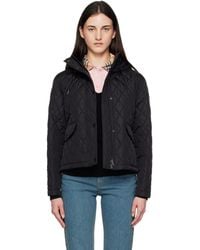Burberry - Cropped Quilted Nylon Hooded Jacket - Lyst