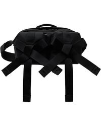 Simone Rocha - Sac À Bandoulière Noir À Boucles Décoratives - Lyst