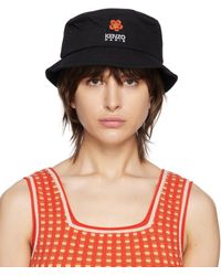 KENZO - Black Paris Boke Flower Bucket Hat - Lyst