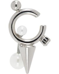 Justine Clenquet - Tabby Pearl Ear Cuff - Lyst