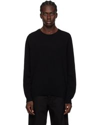 Lemaire - Black Relaxed Sweater - Lyst