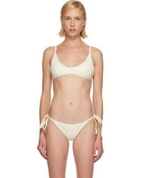 TOTEME - Off- Scoop Bikini Top - Lyst