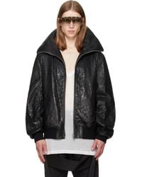 Rick Owens - Tower Dracuflight Leather Jacket - Lyst