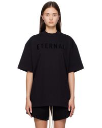 Fear Of God - Black Eternal T-shirt - Lyst