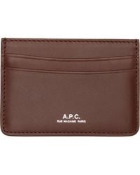 A.P.C. - André Card Holder - Lyst