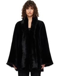 Nour Hammour - Sima Midi Shearling Coat - Lyst