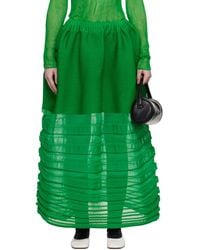 Issey Miyake - December Moving Knit Midi Skirt - Lyst