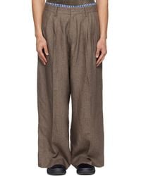 ERL - Pleated Suit Trousers - Lyst