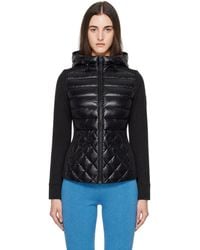 Mackage - Agatha Quilted Mixed-Media Hooded Jacket - Lyst