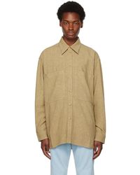 Nanushka - Khaki Damir Shirt - Lyst