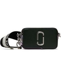 Marc Jacobs - ブラック＆オフホワイト The Snapshot バッグ - Lyst