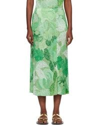 Pleats Please Issey Miyake - Foggy Forest Midi Skirt - Lyst