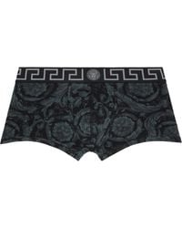 Versace - Printed Jacquard Cotton-Jersey Boxer Briefs - Lyst