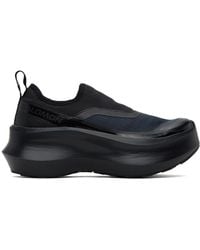 Comme des Garçons - Black Salomon Edition Slip On Platform Sneakers - Lyst