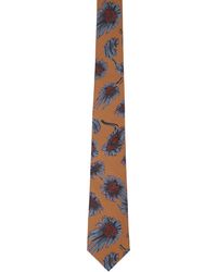 Cravate e à rayuresà motif moucheté Soie Paul Smith pour homme en coloris Noir Homme Accessoires Cravates 