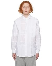 Engineered Garments - White Patchwork Shirt - Lyst