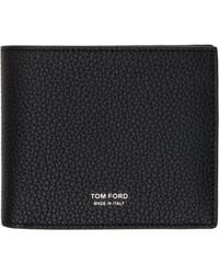 Tom Ford - Soft Grain Leather T Line Bifold Wallet - Lyst