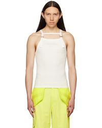 Dion Lee - White Safety Harness Tank Top - Lyst