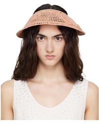 Chloé - 'The Raffia' Visor - Lyst