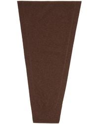 Lemaire - Brown Wrap Scarf - Lyst
