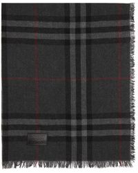 burberry scarf grey