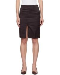 Our Legacy - Burgundy Siren Midi Skirt - Lyst