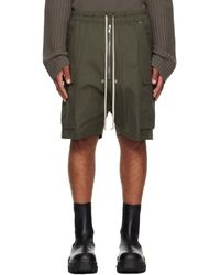 Rick Owens - Khaki Concordians Cargobela Cargo Shorts - Lyst