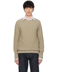 Moncler - Textu Cotton Sweater - Lyst