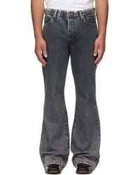 Cout de la Liberte - Jimmy Ecru Twill Flare Jeans - Lyst