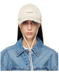 Jacquemus - Off- Les Classiques 'The Artichaut' Denim Cap - Lyst