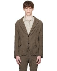 Bottega Veneta - Crushed Wool Blazer - Lyst
