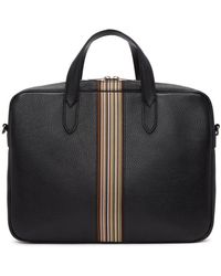 Paul Smith Stripe Portfolio - Black
